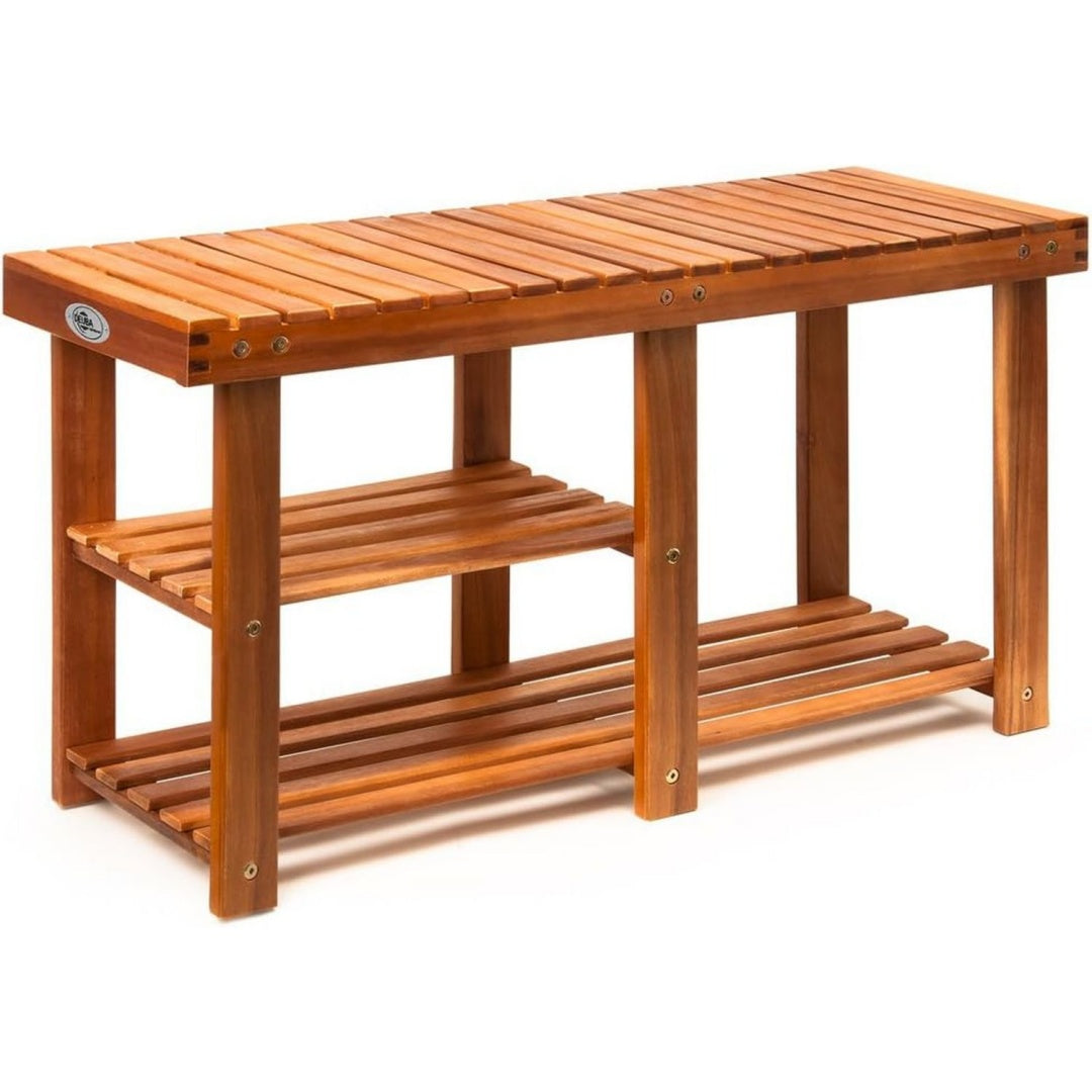 panche contenitore legno per ingresso letto