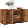 Armadio Generico Credenza Legno Antico 100x36x60 cm in Legno Multistrato,Armadietti