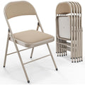 Sedia con struttura in acciaio cachi-blg
