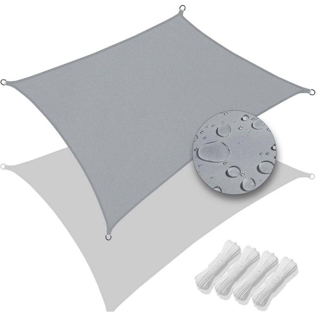 vele parasole grigio per eventi resistente
