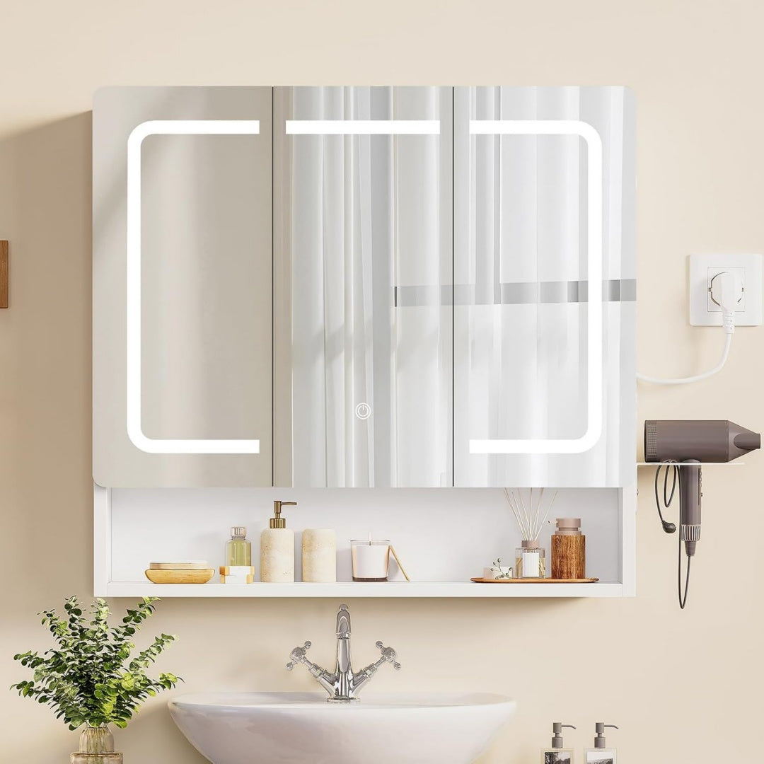 Armadio con regolazione elettrica 3 porte - 70x15x65cm